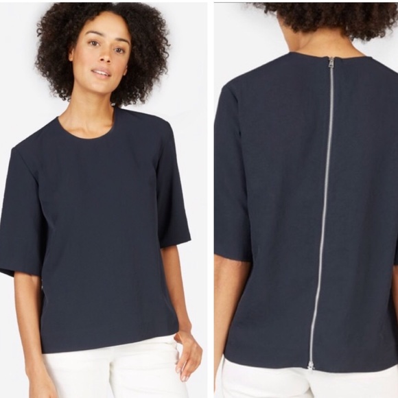Everlane Tops - EVERLANE Japanese GoWeave Back-Zip Top